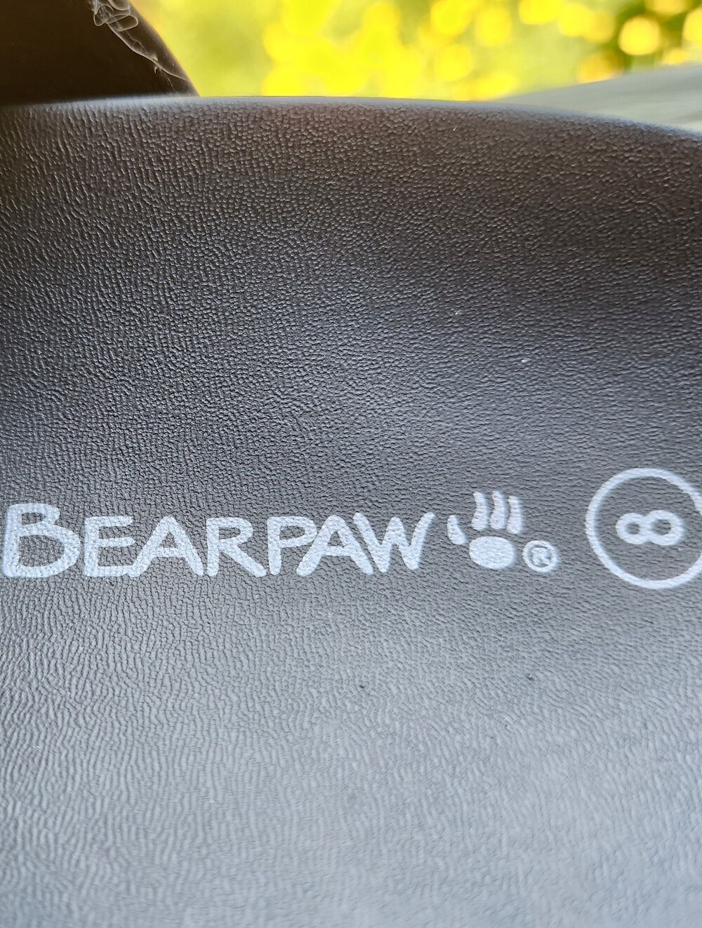 BearPaw Black Textured Double-Buckle Slide Sandals - Picture 6 of 9